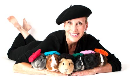 Marcia Messmer & the guinea pigs